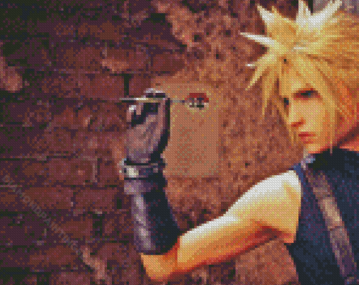 Cloud Strife Character Diamond Paintings