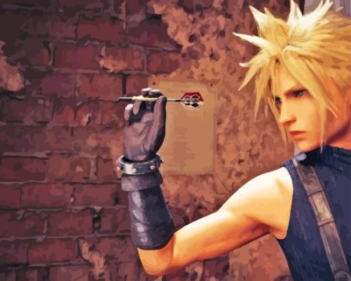 Cloud Strife Character Diamond Painting