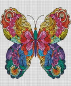 Colorful Mandala Butterfly Diamond Paintings