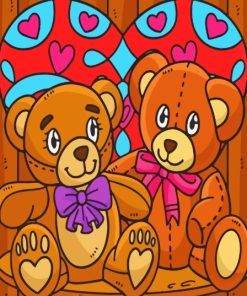 Cool Bears Of Love Diamond Painting