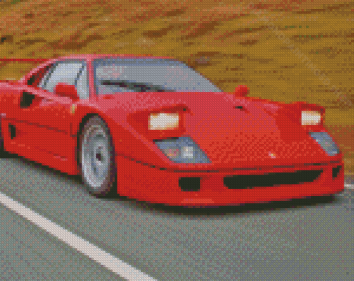 Cool Ferrari F40 Diamond Paintings