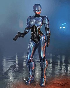 Cool Robocop Diamond Painting