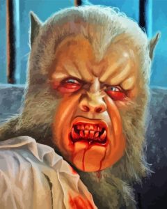 Cool The Wolfman Diamond Painting