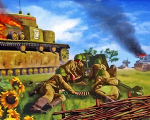 Cool Ww2 Tank Diamond Painting