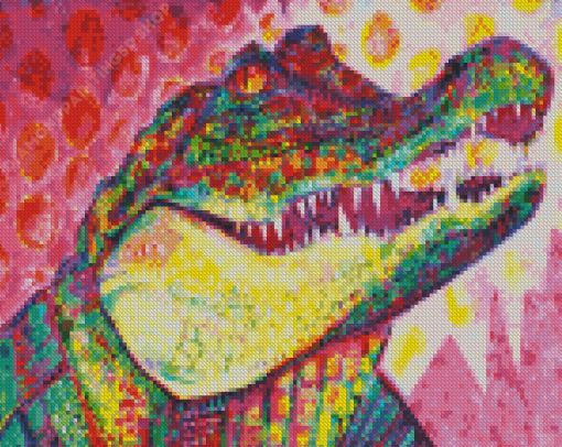 Cool Alligator Diamond Paintings