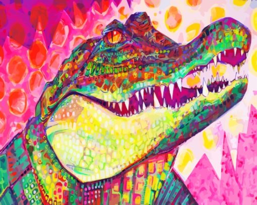 Cool Alligator Diamond Painting