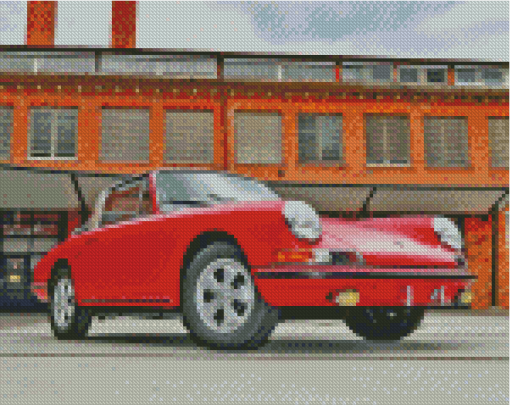 Cool Porsche Targa Diamond Paintings