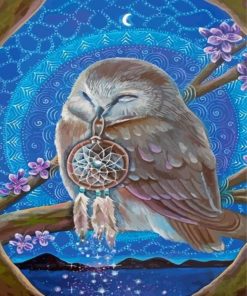 Dream Light Owl Diamond Painting