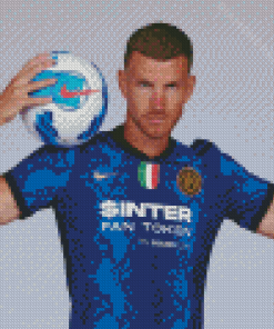 Edin Džeko Footballer Diamond Paintings