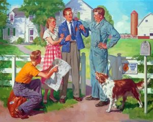 Family Harold Anderson Diamond Painting