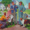 Family Harold Anderson Diamond Paintings