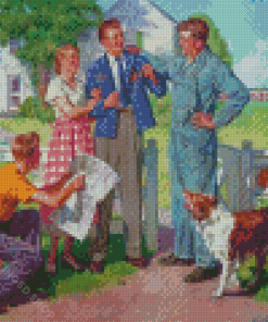 Family Harold Anderson Diamond Paintings