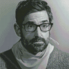 Monochrome Louis Theroux Diamond Paintings