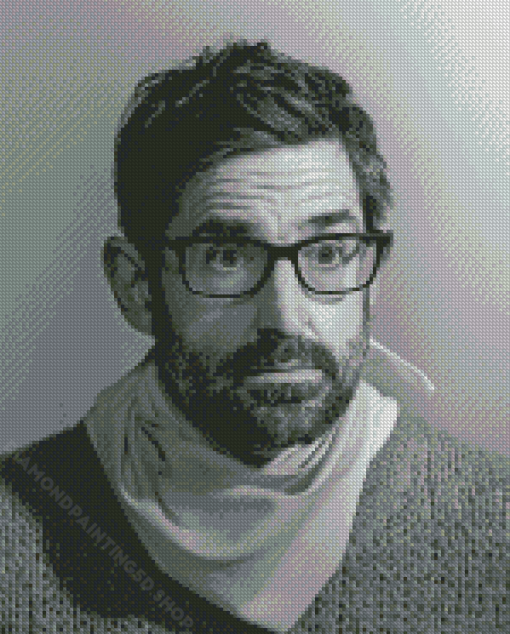 Monochrome Louis Theroux Diamond Paintings