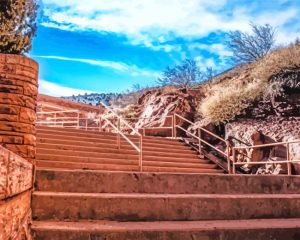 Open Air Red Rocks Amphitheatre Diamond Painting