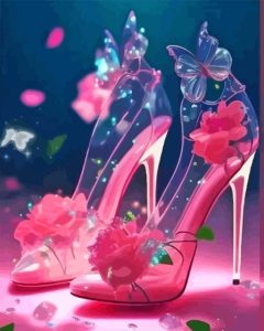 Pink High Heels Diamond Painting