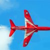 Red Arrows Plane Diamond Painting