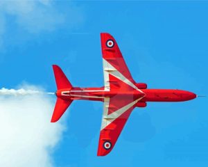 Red Arrows Plane Diamond Painting