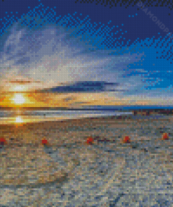 Rossnowlagh Beach At Sunset Diamond Paintings