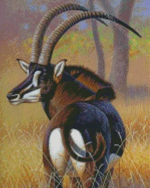 Sable Antelope Animal Diamond Paintings