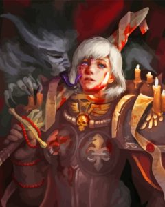 Sad Adepta Sororitas Diamond Painting