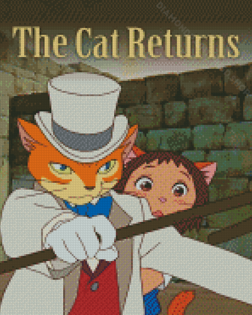 Studio Ghibli Cat Returns Diamond Paintings