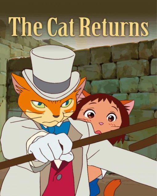 Studio Ghibli Cat Returns Diamond Painting
