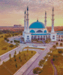Sultan Iskandar Mosque Johor Bahru Diamond Paintings