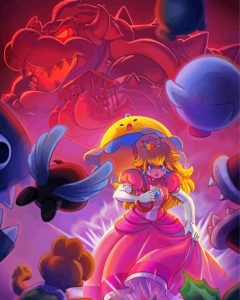 Super Mario Peach Diamond Painting