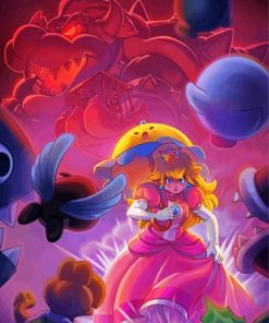 Super Mario Peach Diamond Painting