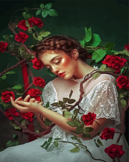 The Gorgeous Queen Of Roses Diamond Painting