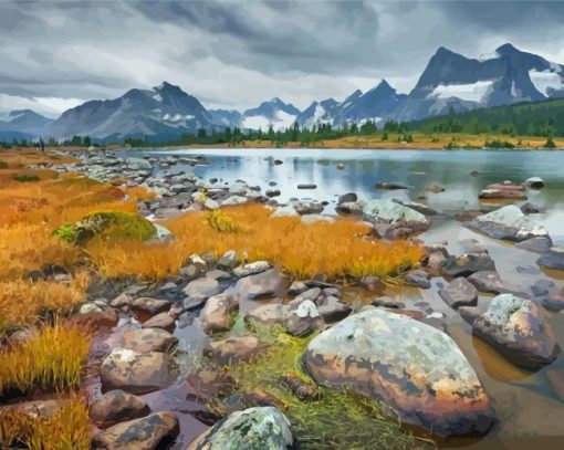 Tonquin Valley Jasper National Park Alberta Diamond Painting