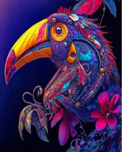 Tropical Bird Diamond Painting