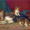 Vintage Cat And Persian Rug Diamond Painting