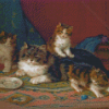 Vintage Cat And Persian Rug Diamond Paintings