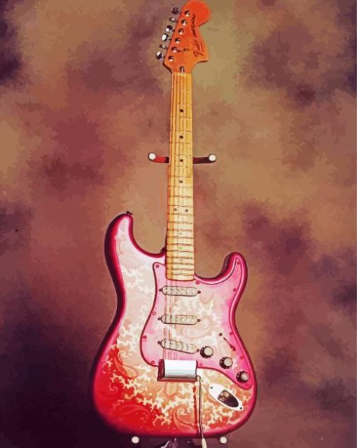 Vintage Fender Guitar Diamond Painting