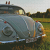 Volkswagen Beetle Car Diamond Paintings