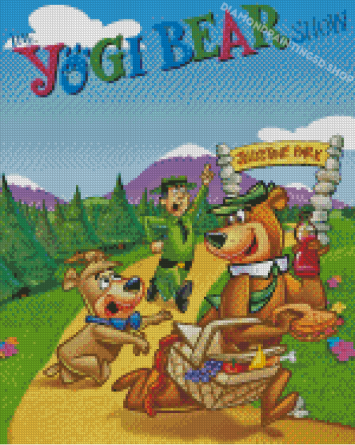 Yogi Bear Poster Diamond Paintings