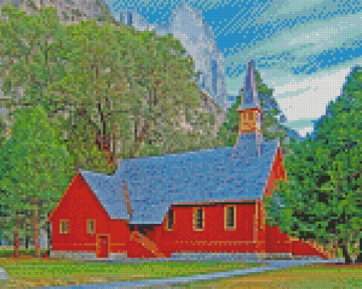 Yosemite Chapel Diamond Paintings