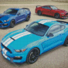 2017 Ford Mustang Sport Cars Diamond Paintings