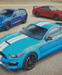 2017 Ford Mustang Sport Cars Diamond Paintings