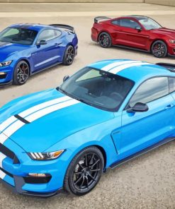 2017 Ford Mustang Sport Cars Diamond Painting