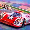 917 Porsche Sport Car Diamond Painting