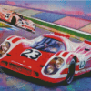 917 Porsche Sport Car Diamond Paintings
