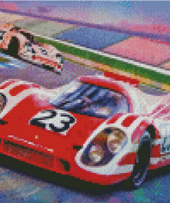 917 Porsche Sport Car Diamond Paintings