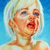 Aesthetic Crying Child Diamond Painting