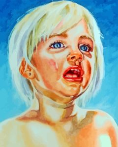 Aesthetic Crying Child Diamond Painting