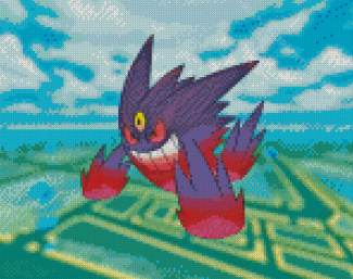 Gengar Pokemon Diamond Painting 