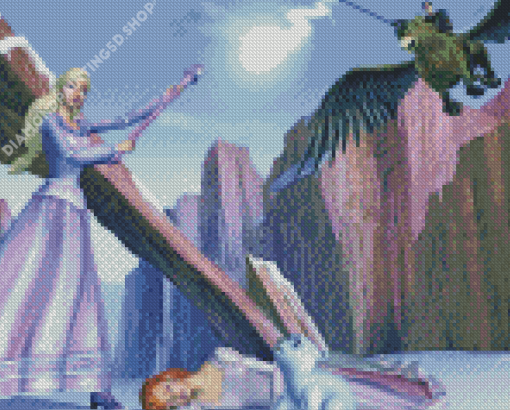 Animated Film Barbie And The Magic Of Pegasus Diamond Paintings