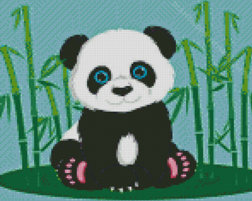 Anime Panda Animal Diamond Paintings